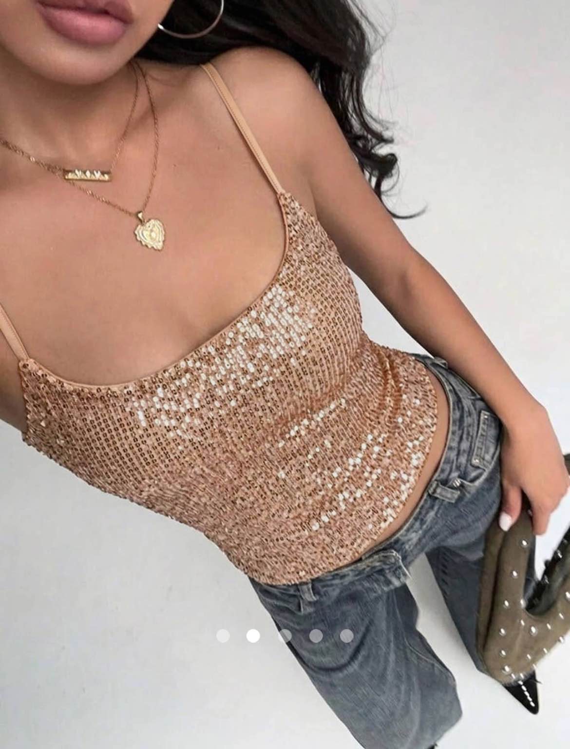 Cami Top // Champagne