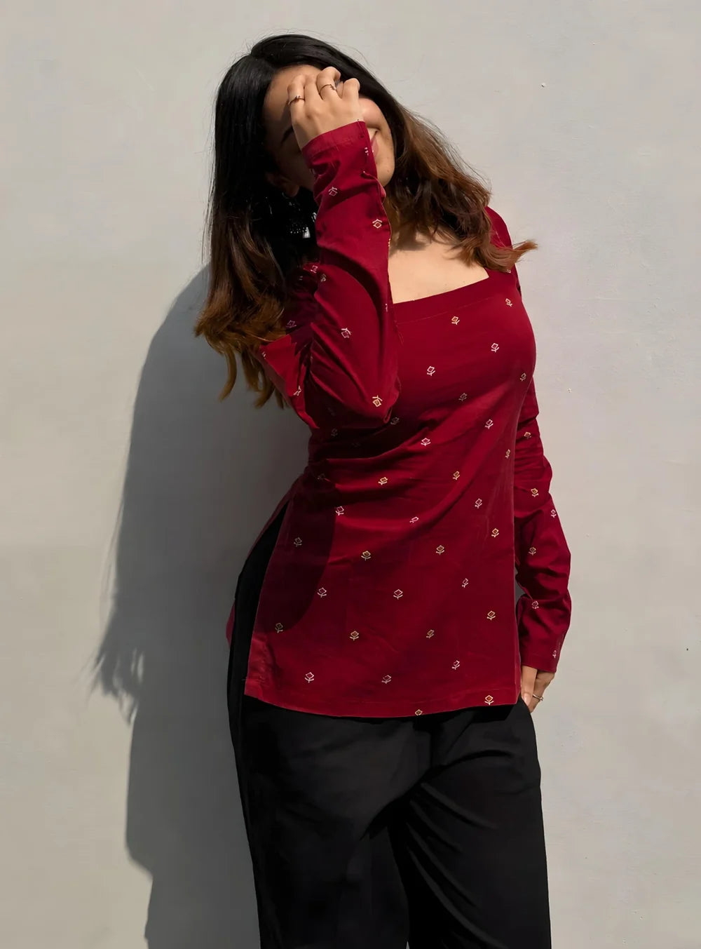 Raashi // Corset Back Kurti (100% Cotton)