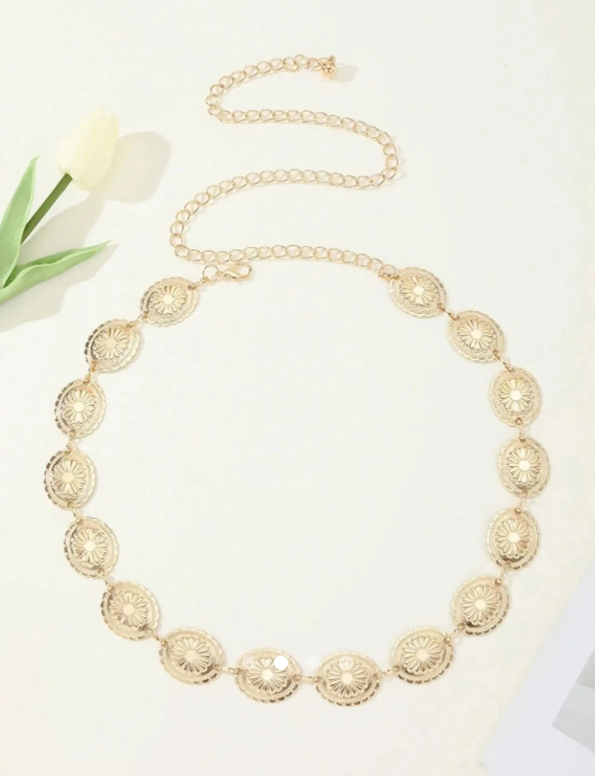 Waist Chain Belt // Gold