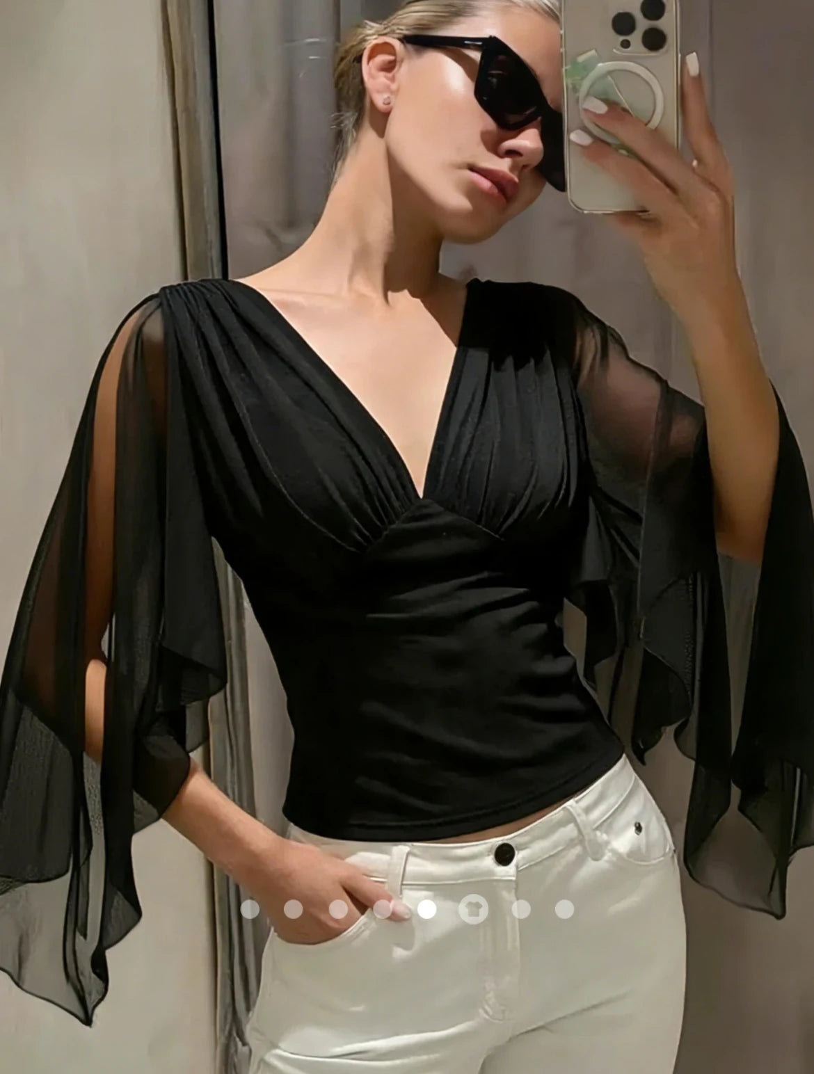 Sheer Top 001 // Black