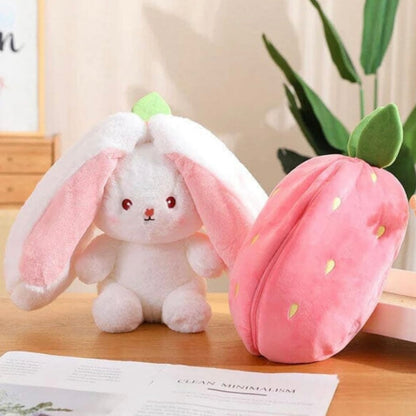 Reversible Bunny Plush Soft Toy