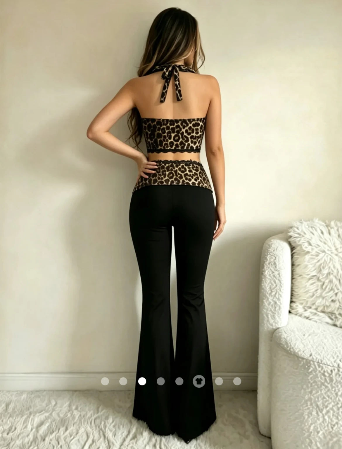 Lace Co-ord Set // Leopard