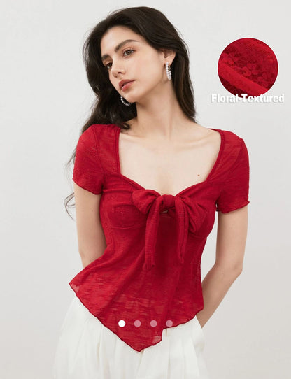 Bow Top // Red