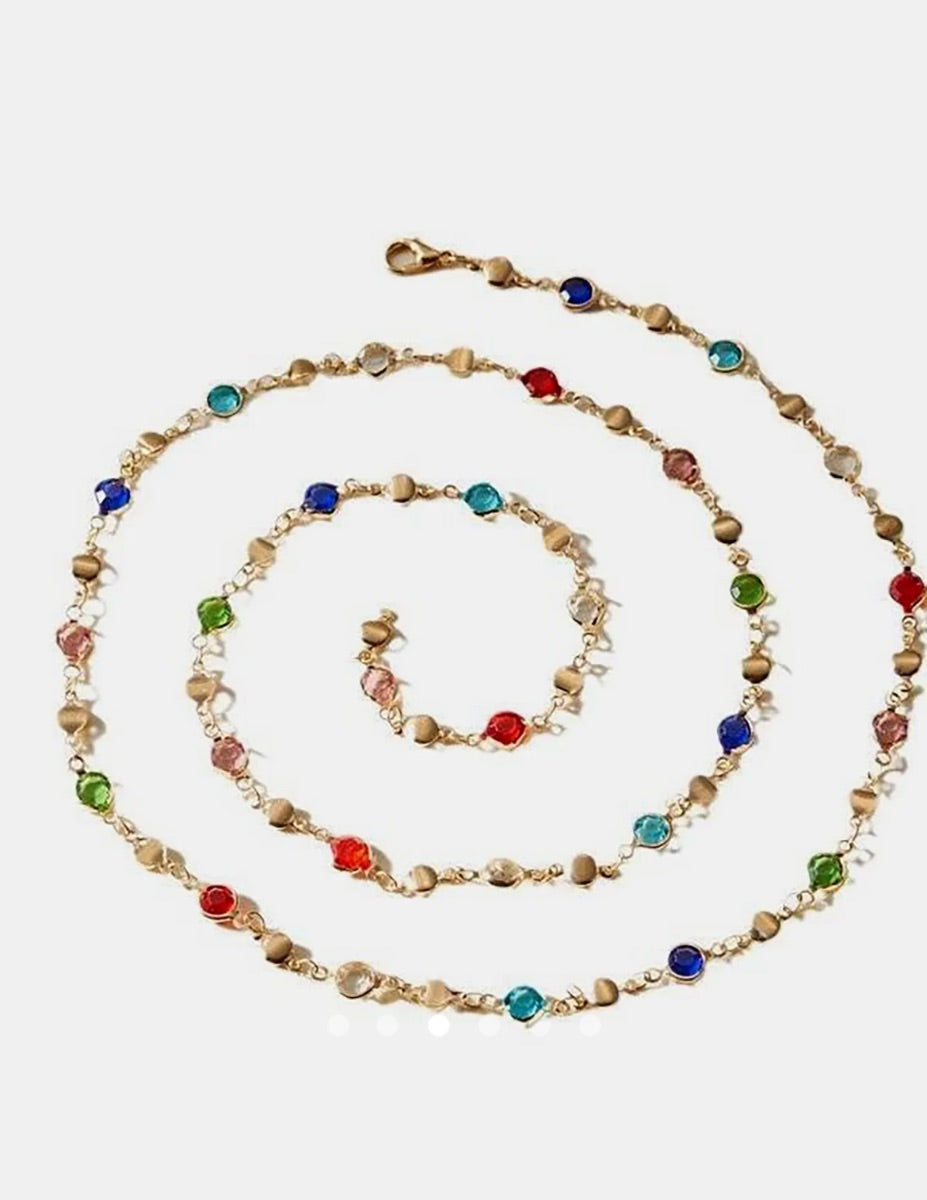 Rhinestone Necklace // 017