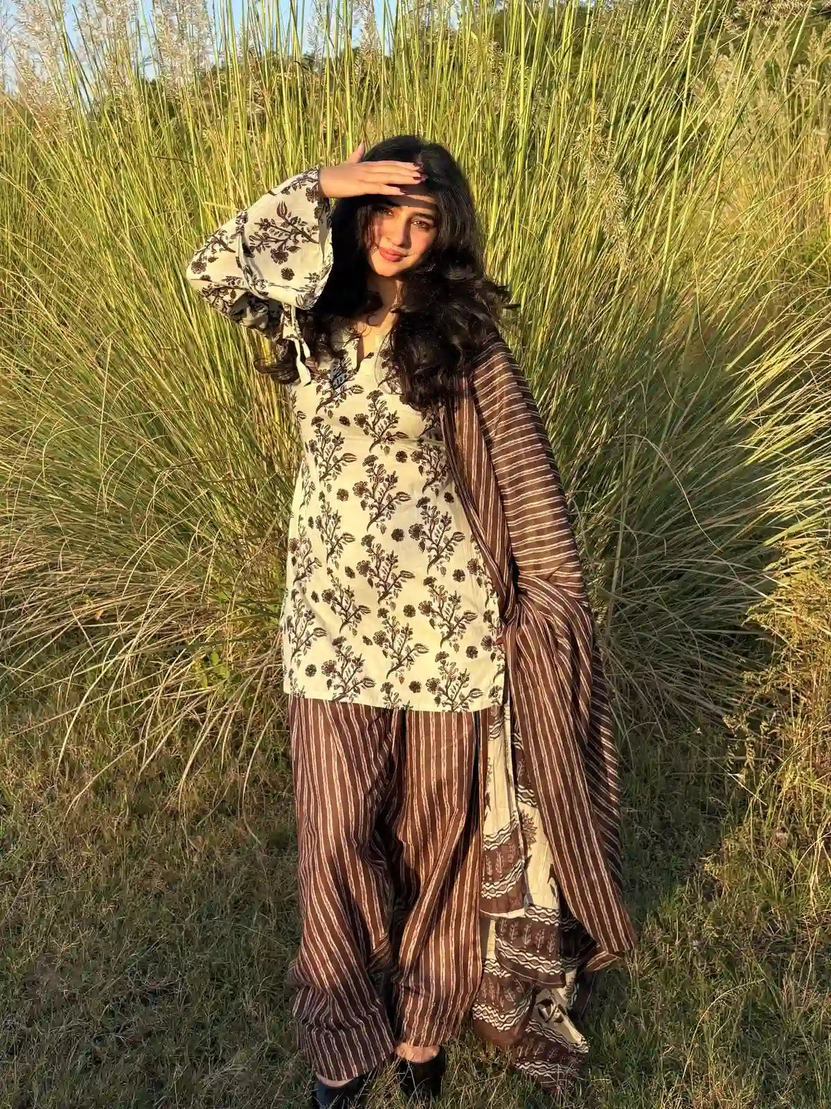 Zohra // 3pc Farshi Set (100% Cotton)