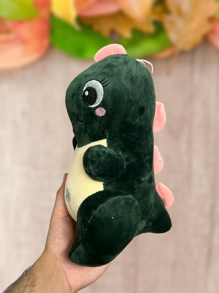 Cute Dino Soft Toy // Dark Green