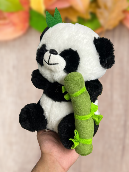 Panda in Bamboo Soft Toy