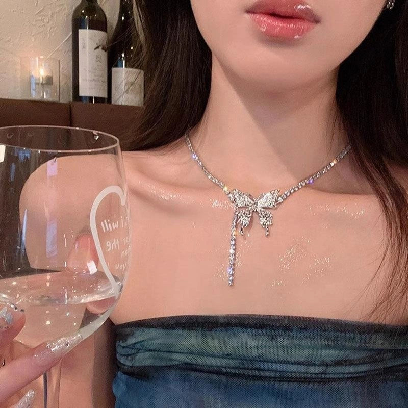 Butterfly Necklace // Silver
