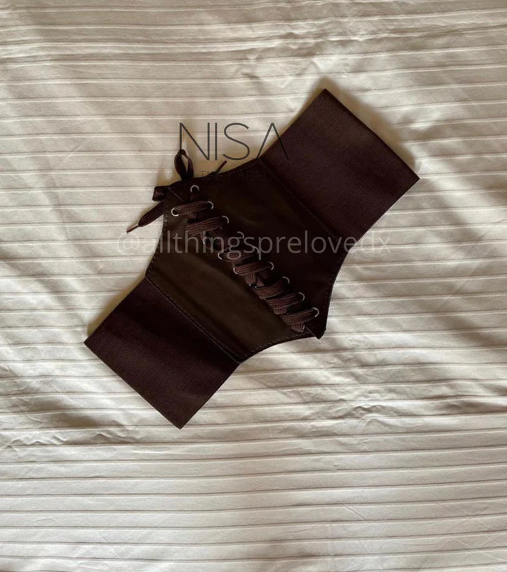 Underbust Corset Belt // Brown