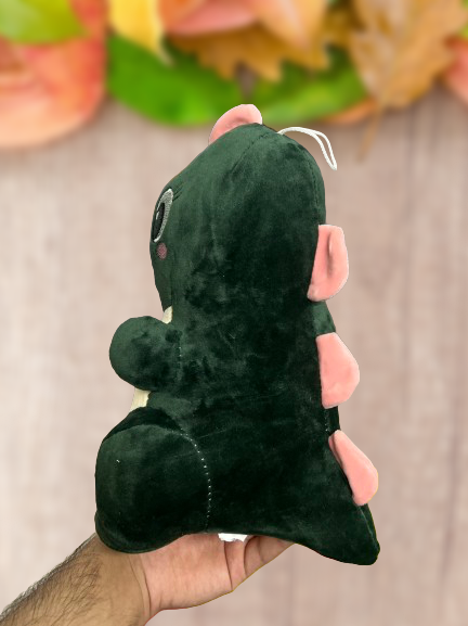 Cute Dino Soft Toy // Dark Green