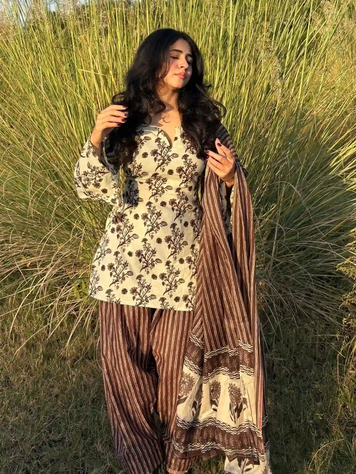 Zohra // 3pc Farshi Set (100% Cotton)