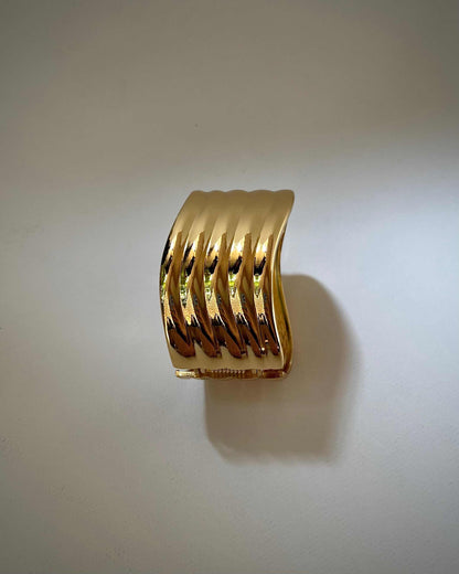 Chunky Bangle (Anti Tarnish) 014 // Gold