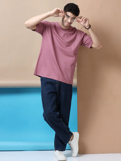 DUSTY PINK Oversized Tshirt // 100% Cotton - 240 GSM