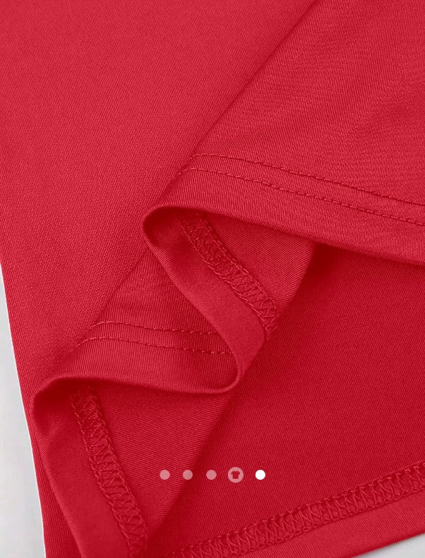 Pullover Tee 002 // Red