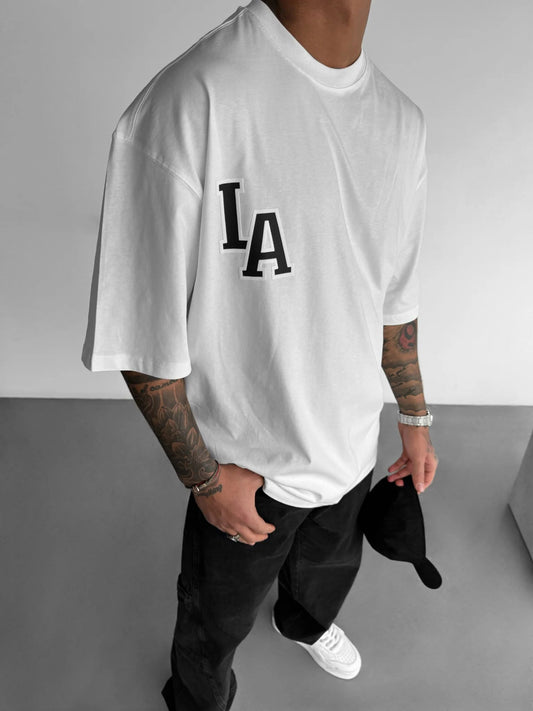 LA White // Puff Print - Heavy Weight 240 GSM