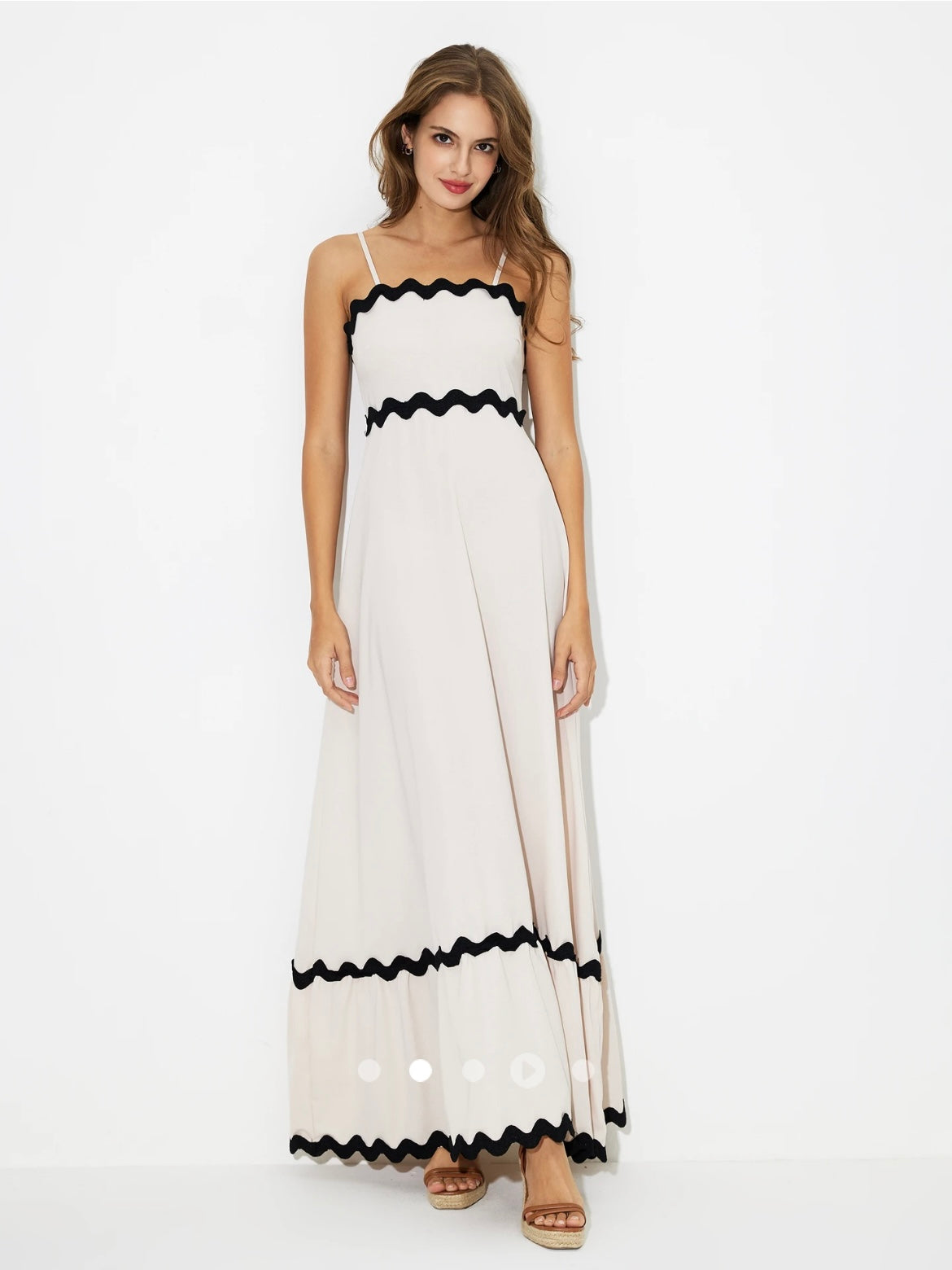 A-Line Dress // Beige