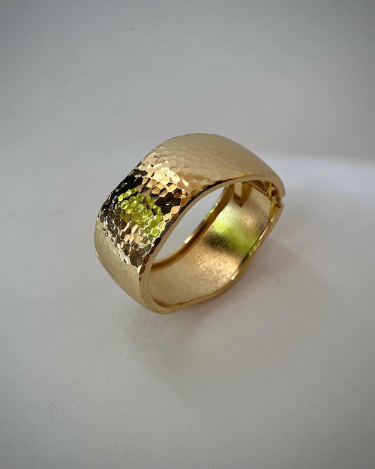 Chunky Bangle (Anti Tarnish) 011 // Gold