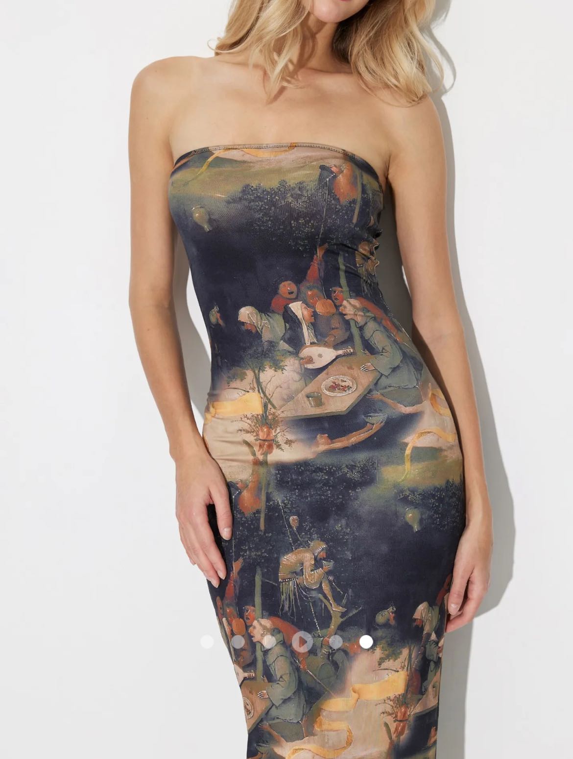 Printed Tube Dress // Multicolor