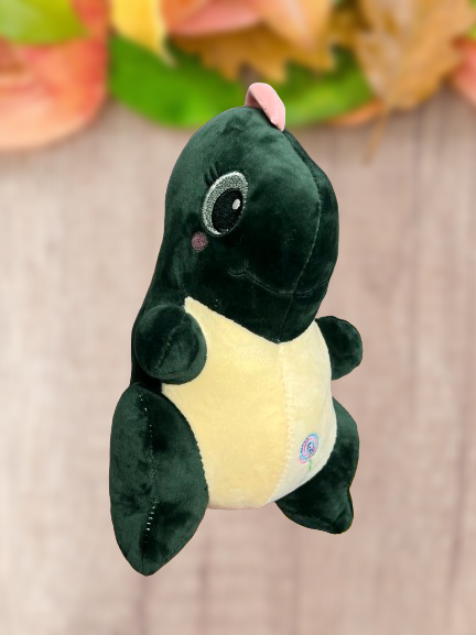 Cute Dino Soft Toy // Dark Green