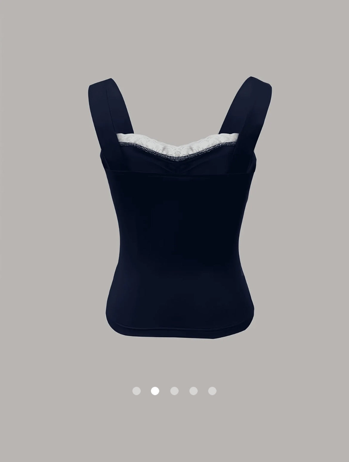 Bow Tank Top // Navy