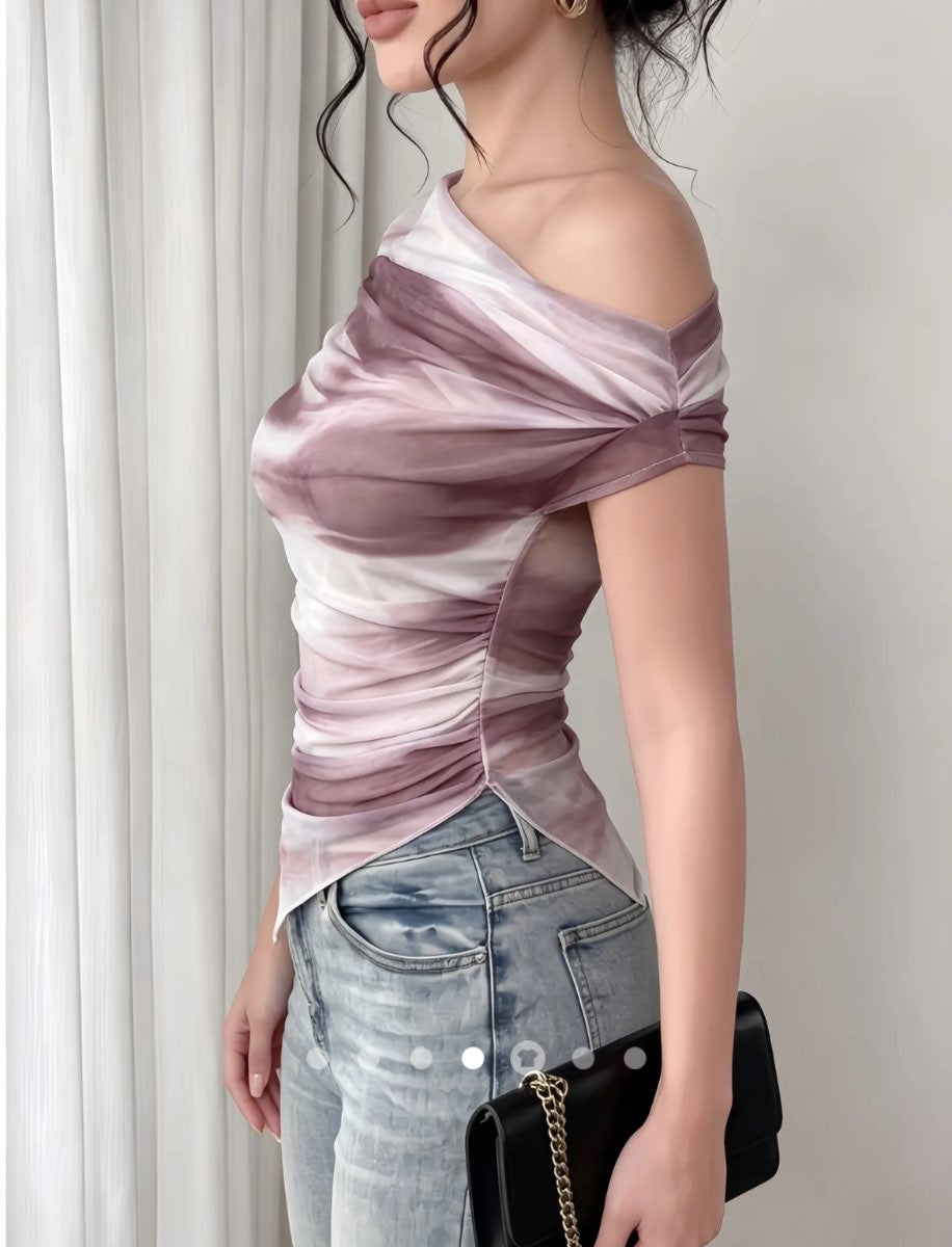 Gathered Top 002 // Multicolor