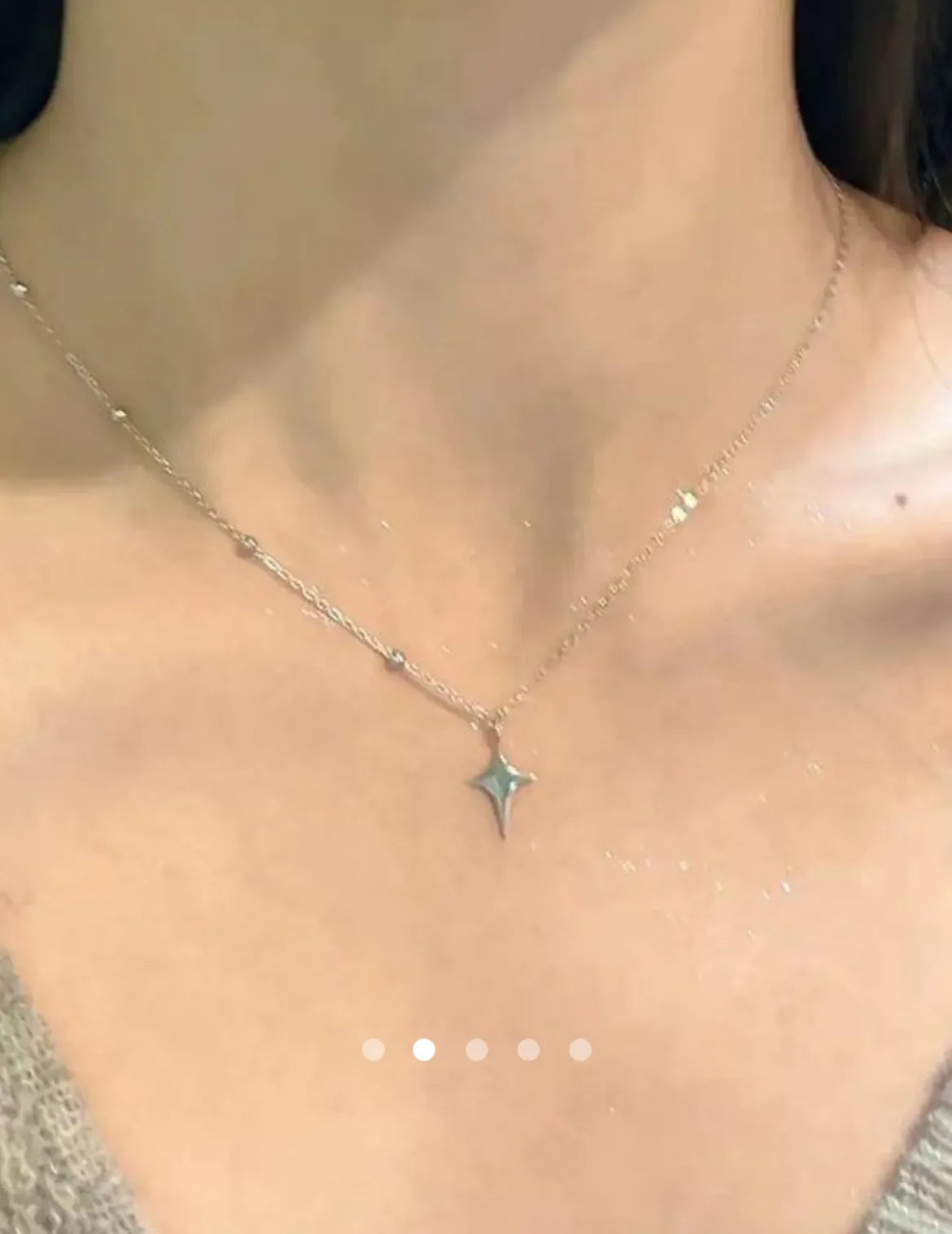 Star Necklace 024 // Silver