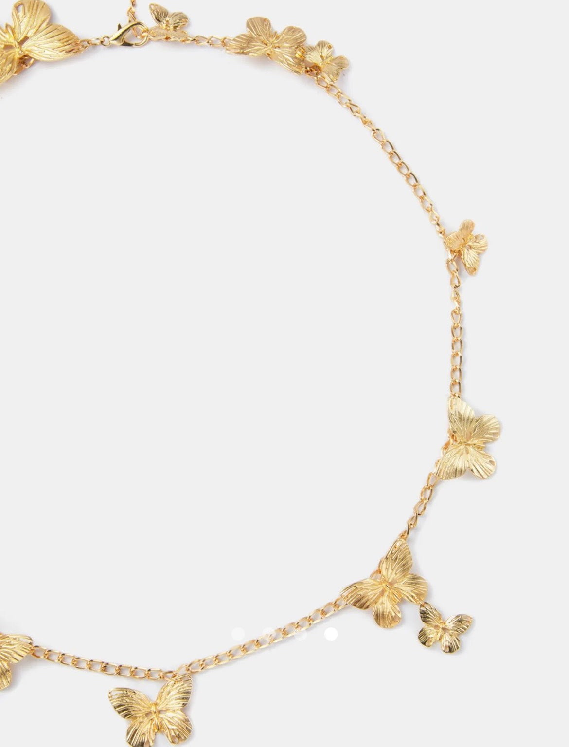 Butterfly Chain Belt // Gold