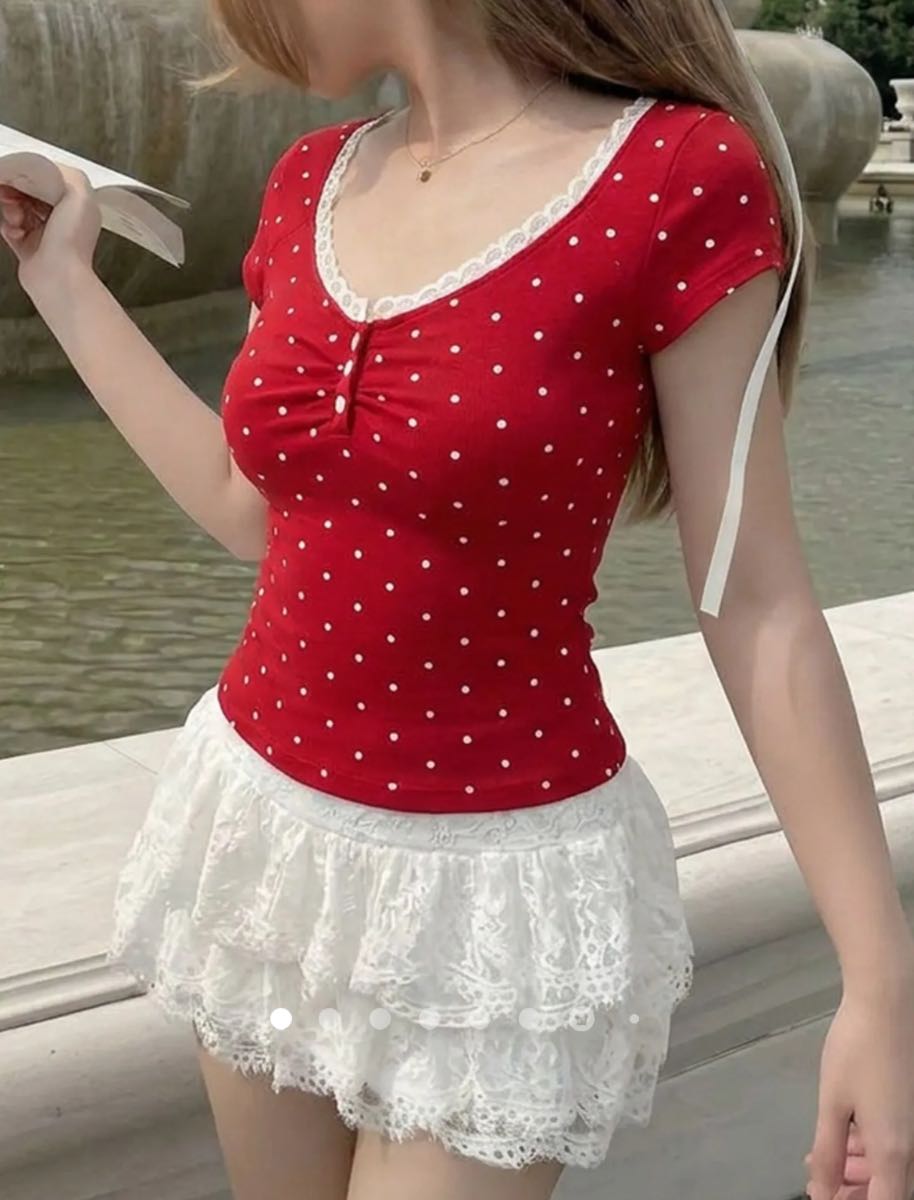 Gathered Top // Red