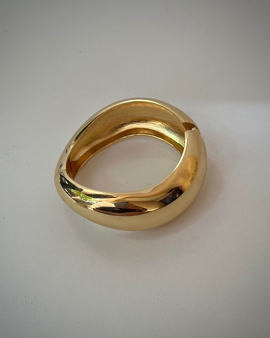 Chunky Bangle (Anti Tarnish) 017 // Gold) 016 // Gold