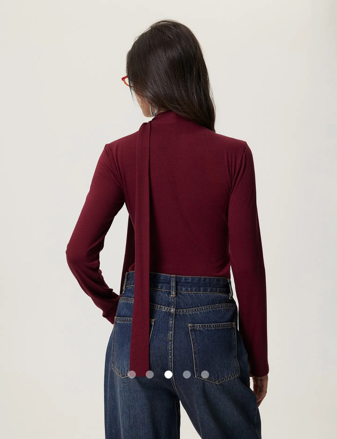 Gathered Top // Burdundy