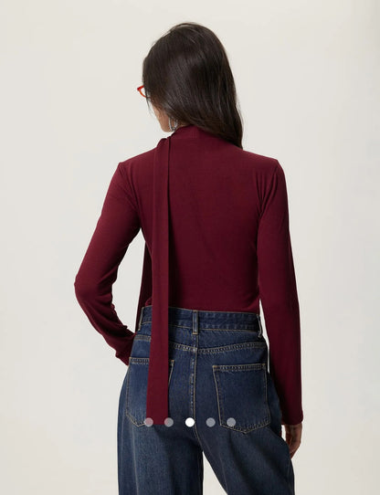 Gathered Top // Burdundy