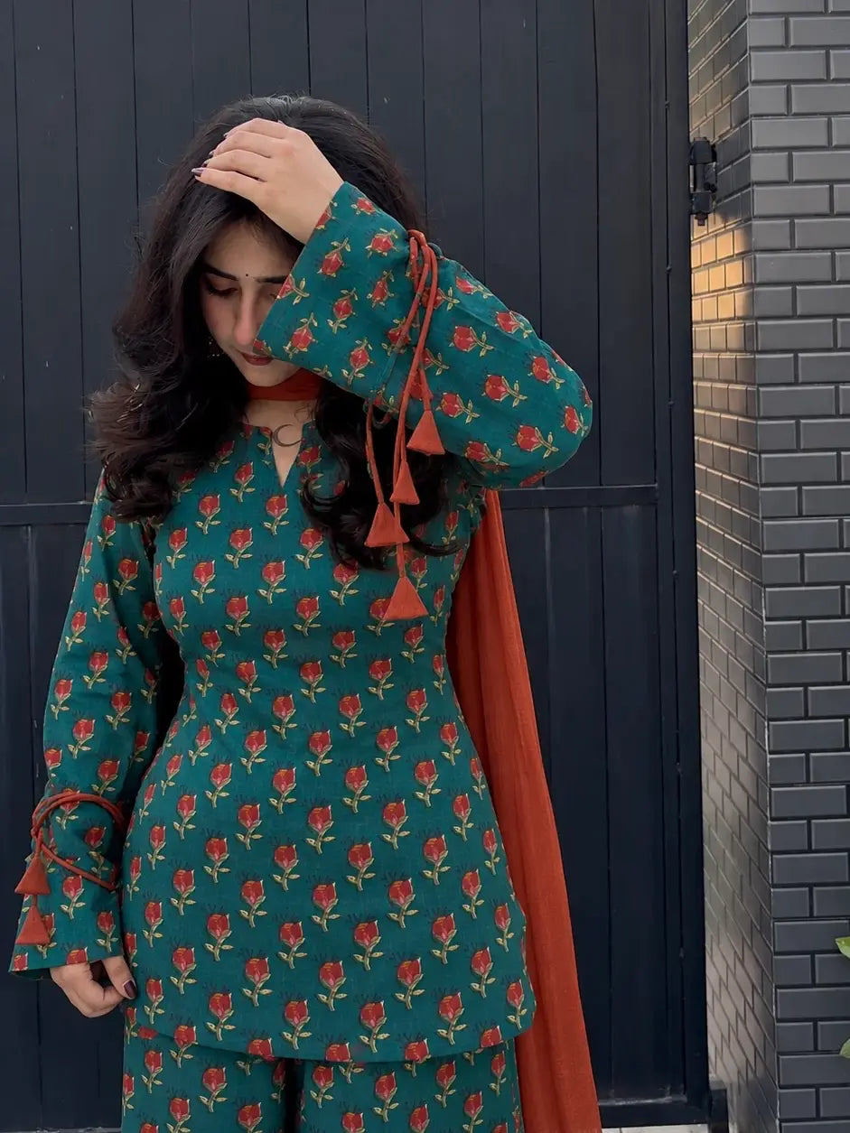 Inayat // 3pc Farshi Set (100% Cotton)