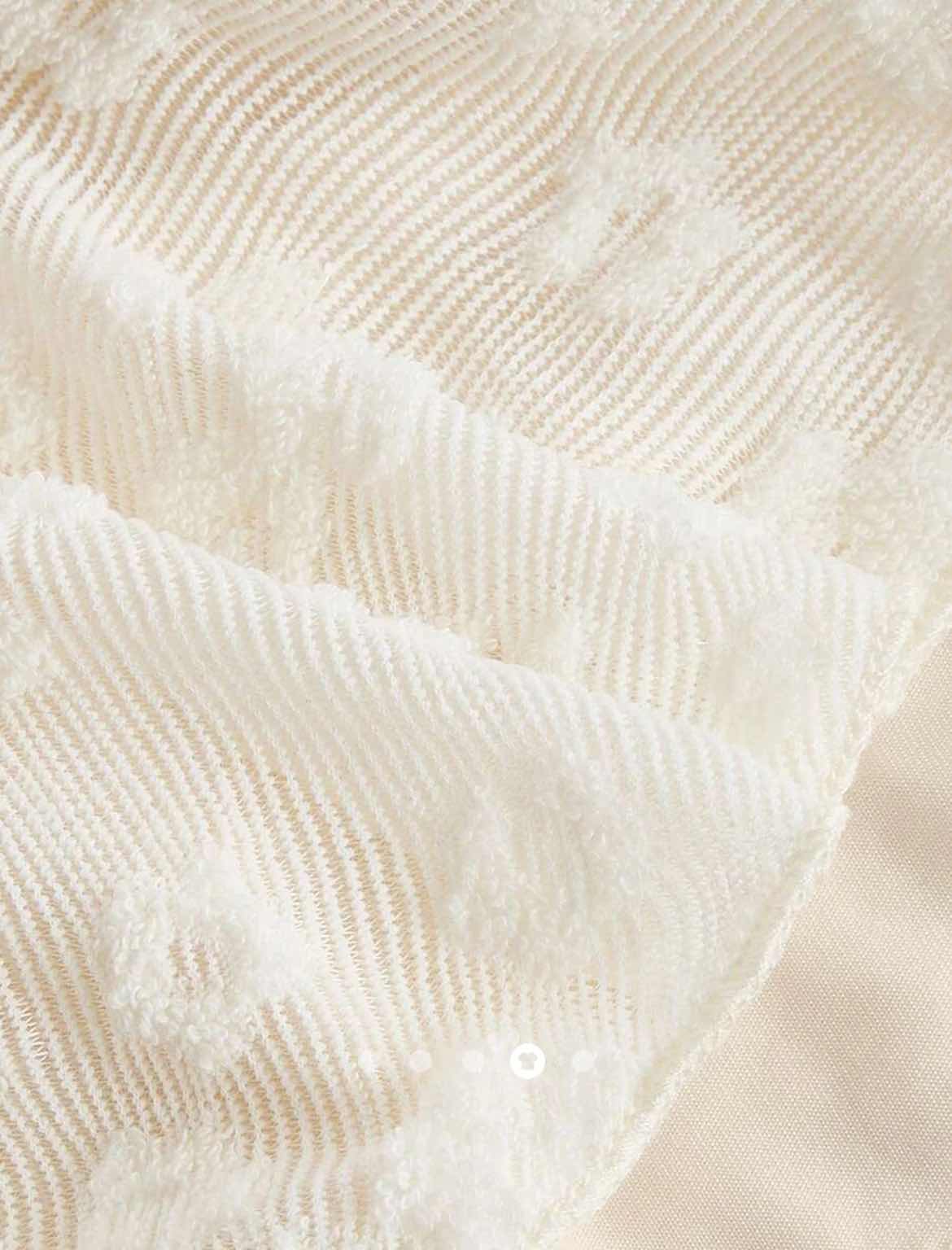 Romantic Lace Peplum Top // Beige
