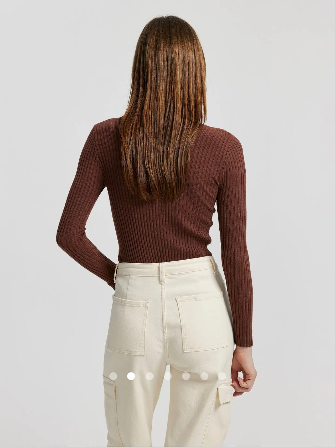 Knotted Knit Top // Brown