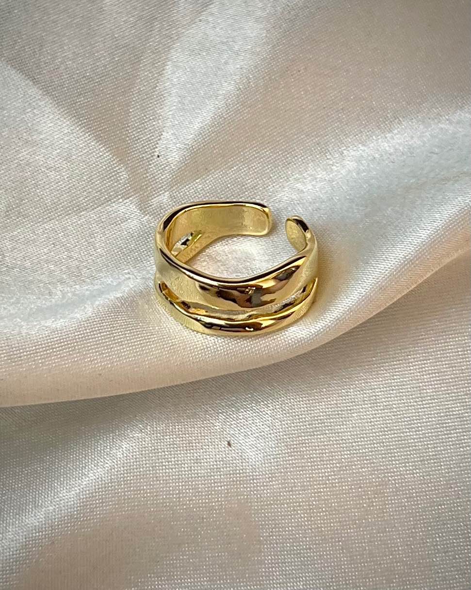 Chunky Ring 006 (Anti-Tarnish) // Gold