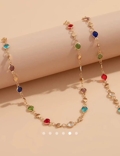 Rhinestone Necklace // 017