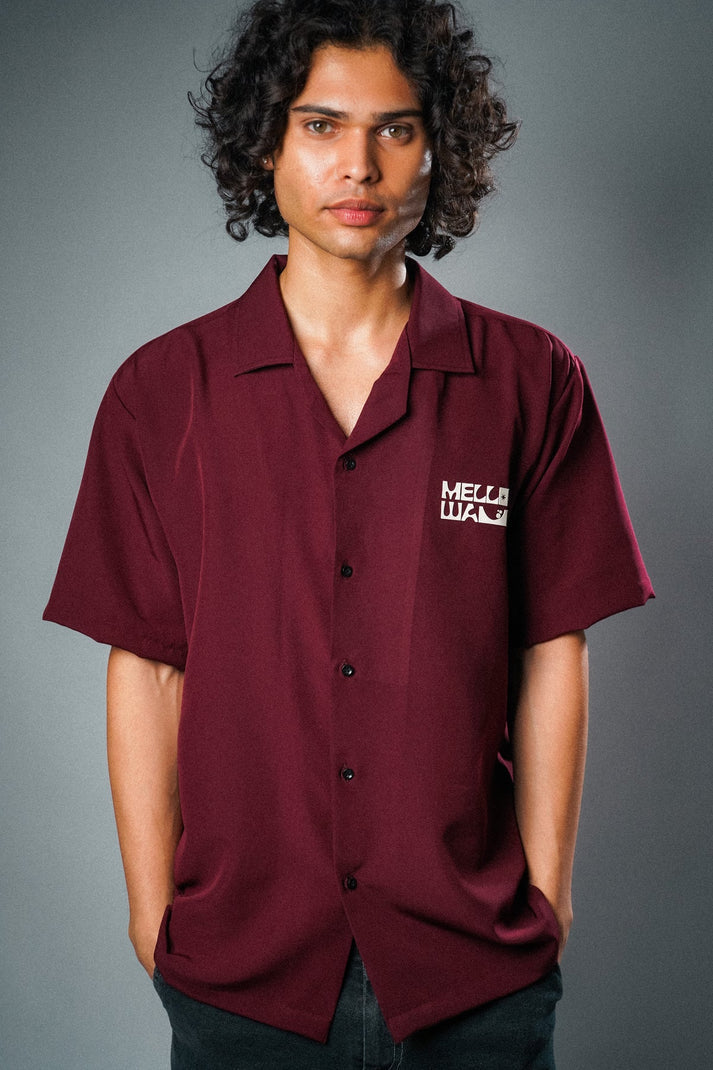 Mellon Shirt // Maroon