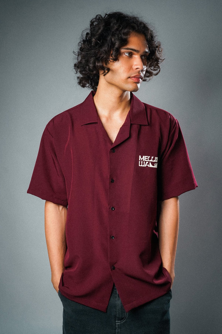 Mellon Shirt // Maroon