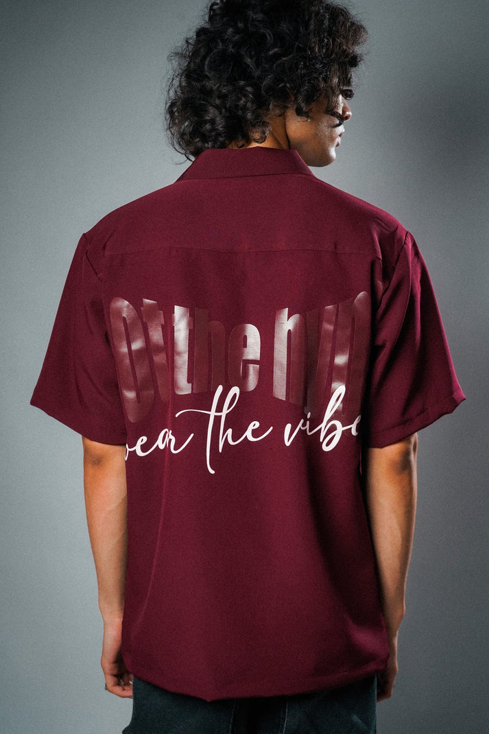 Mellon Shirt // Maroon