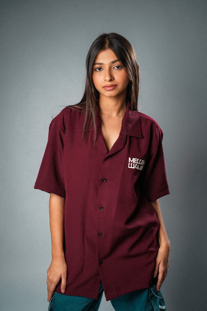 Mellon Shirt // Maroon