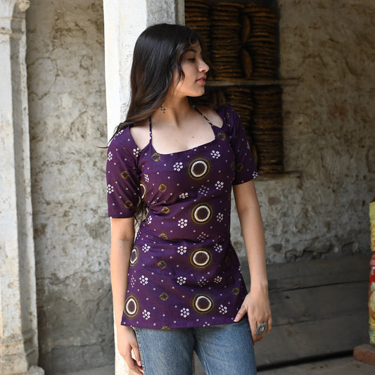 Begum Short Kurti // Purple