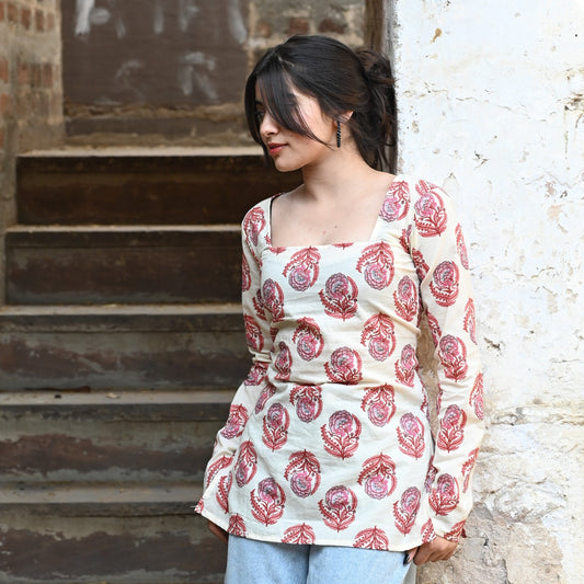 Leela Short Kurti // Pink