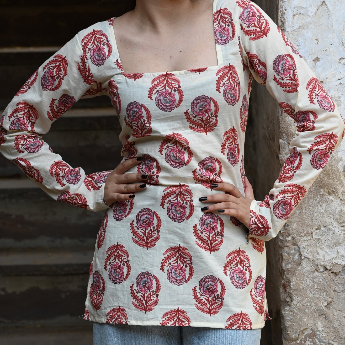 Leela Short Kurti // Pink