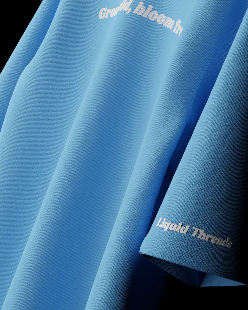 Sakura Oversized T-Shirt // Blue