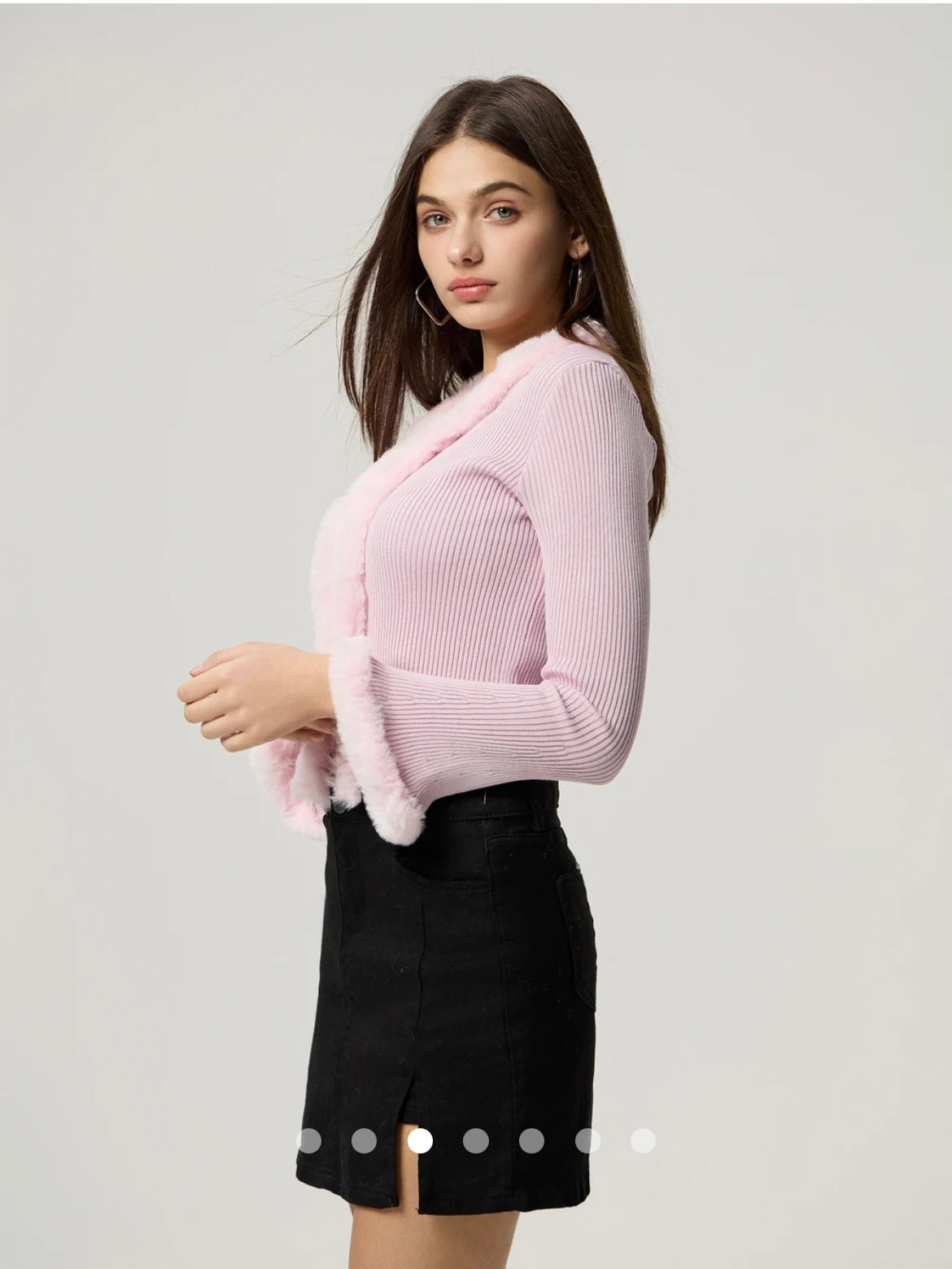 Knit Top // Light Pink