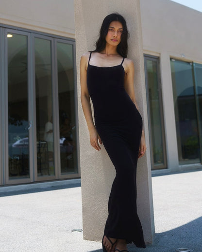 SKIMS Dupe Dress // Black