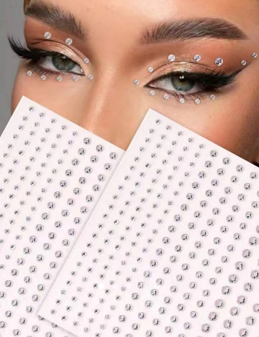 Rhinestone Face Jewellery // 1 Sheet