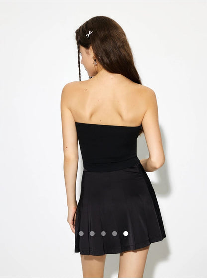 Bow Tube Top // Black