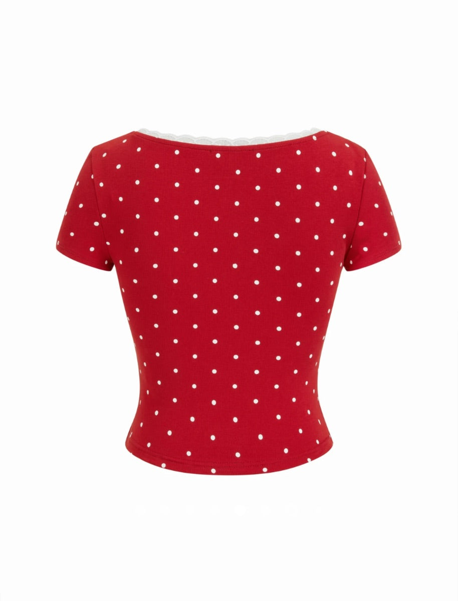 Gathered Top // Red