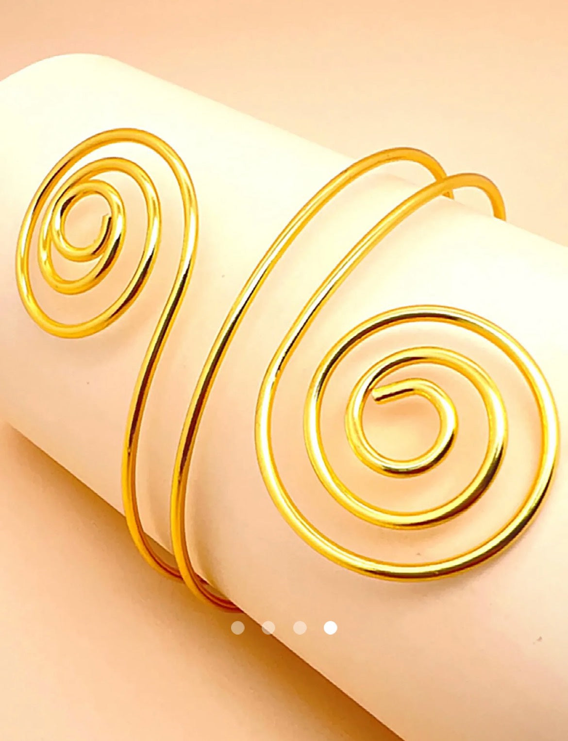 Geometric Arm Cuff // Gold